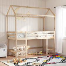 vidaXL tömör fenyőfa gyerekágytető 217 x 95,5 x 159 cm ágy és ágykellék