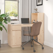 vidaXL tömör fenyőfa íróasztal 110x53x117 cm íróasztal
