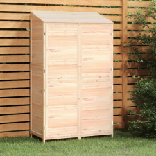 vidaXL tömör fenyőfa kerti fészer 102x52x174,5 cm kerti tárolás