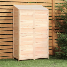 vidaXL tömör fenyőfa kerti fészer 102x52x174,5 cm kerti tárolás