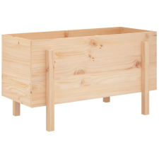 vidaXL tömör fenyőfa kerti magaságyás 101 x 50 x 57 cm (825212) kerti tárolás