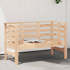 vidaXL tömör fenyőfa kerti pad 111,5 x 53 x 71 cm kerti bútor