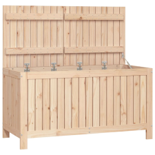 vidaXL tömör fenyőfa kerti tárolóláda 121x55x64 cm (823843) kerti tárolás