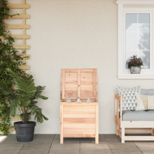 vidaXL tömör fenyőfa kerti tárolóláda 50 x 49 x 56,5 cm kerti tárolás