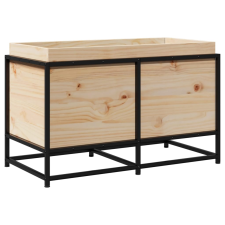 vidaXL tömör fenyőfa kerti virágtartó 80 x 40 x 50 cm kerti tárolás