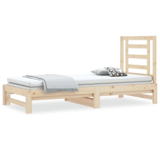 vidaXL tömör fenyőfa kihúzható kanapéágy 2 x (90 x 190) cm (3108612) ágy és ágykellék