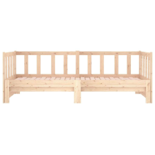 vidaXL tömör fenyőfa kihúzható kanapéágy 2x(80x200) cm bútor