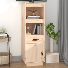 vidaXL tömör fenyőfa magasszekrény 34 x 40 x 108,5 cm bútor