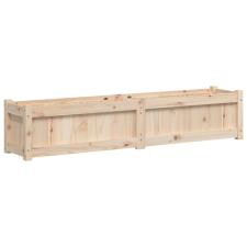 vidaXL tömör fenyőfa növénytartó 150x31x31 cm (837474) kerti tárolás