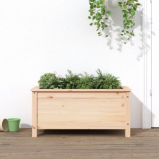 vidaXL tömör fenyőfa növénytartó 82,5x40x39 cm kerti tárolás