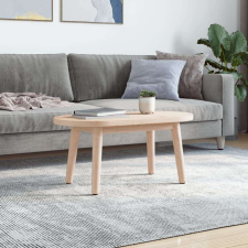 vidaXL Tömör fenyőfa ovális asztallap 80x40x2,5 cm bútor