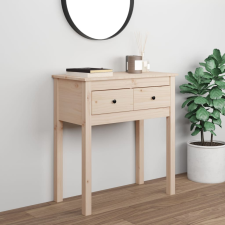 vidaXL tömör fenyőfa tálalóasztal 70 x 35 x 75 cm bútor