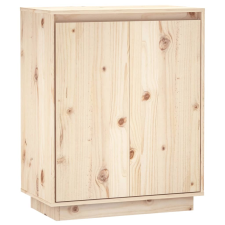 vidaXL tömör fenyőfa tálalószekrény 60 x 34 x 75 cm (813345) bútor