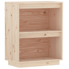 vidaXL tömör fenyőfa tálalószekrény 60 x 34 x 75 cm (813819) bútor