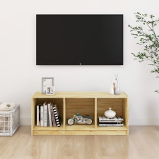 vidaXL tömör fenyőfa TV-szekrény 104 x 33 x 41 cm bútor