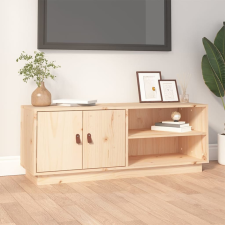 vidaXL tömör fenyőfa TV-szekrény 105 x 34 x 40 cm bútor