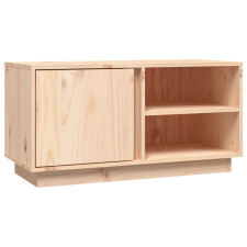vidaXL tömör fenyőfa TV-szekrény 80x35x40,5 cm (814464) bútor
