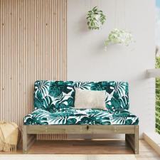 vidaXL tömör impregnált fenyőfa középső kanapé 120 x 80 cm kerti bútor