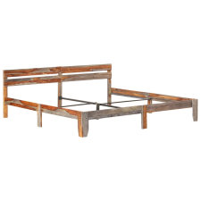 vidaXL tömör kelet-indiai rózsafa ágykeret 200 x 200 cm (288414) ágy és ágykellék