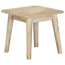 vidaXL tömör mangófa dohányzóasztal 45 x 45 x 40 cm bútor