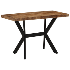 vidaXL tömör mangófa étkezőasztal 110 x 55 x 75 cm bútor