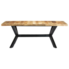 vidaXL tömör mangófa étkezőasztal 200 x 100 x 75 cm (247427) bútor