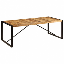  vidaXL tömör mangófa étkezőasztal 220 x 100 x 75 cm bútor