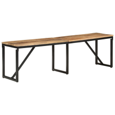 vidaXL tömör mangófa pad 160 x 35 x 46 cm bútor