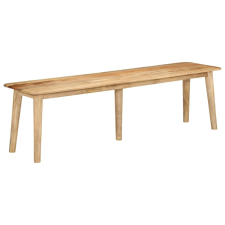 vidaXL tömör mangófa pad 160 x 40 x 45 cm bútor