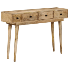 vidaXL tömör mangófa tálalóasztal 110 x 30 x 75 cm bútor
