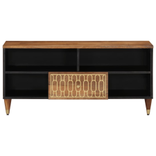 vidaXL tömör mangófa TV-szekrény 100 x 33 x 46 cm bútor