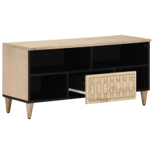 vidaXL tömör mangófa TV-szekrény 100 x 33 x 46 cm (358264) bútor