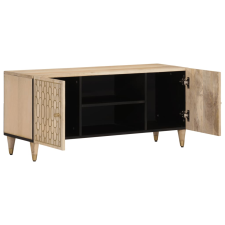 vidaXL tömör mangófa TV-szekrény 105 x 33 x 46 cm (358248) bútor