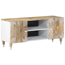 vidaXL tömör mangófa TV-szekrény 105x33,5x46 cm bútor