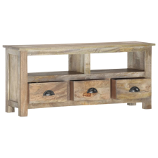 vidaXL tömör mangófa TV-szekrény 110 x 30 x 50 cm (286384) bútor