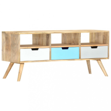 vidaXL Tömör mangófa TV-szekrény 110 x 35 x 48 cm bútor
