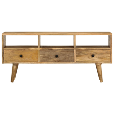 vidaXL tömör mangófa TV-szekrény 110 x 36 x 50 cm (285824) bútor