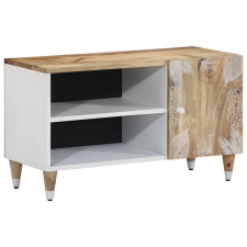 vidaXL tömör mangófa TV-szekrény 80x31,5x46 cm bútor