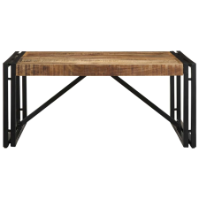vidaXL tömör nyers mangófa dohányzóasztal 80x80x35 cm (4016670) bútor