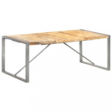 vidaXL Tömör nyers mangófa étkezőasztal 200 x 100 x 75 cm bútor
