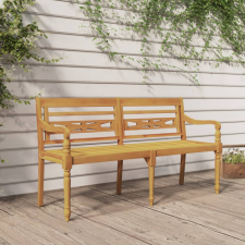 vidaXL tömör tíkfa Batavia pad 150 cm kerti bútor
