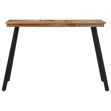 vidaXL tömör tíkfa étkezőasztal 120 x 62 x 76 cm (358530) bútor