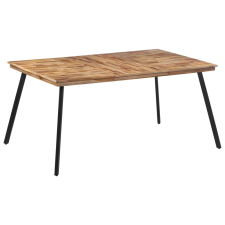 vidaXL tömör tíkfa étkezőasztal 169 x 98,5 x 76 cm bútor