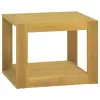 vidaXL tömör tíkfa falra szerelhető fürdőszobaszekrény 45 x 45 x 35 cm