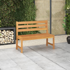 vidaXL tömör tíkfa kerti pad 114 cm kerti bútor
