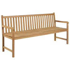 vidaXL tömör tíkfa kerti pad 175 cm kerti bútor