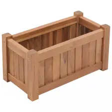 vidaXL Tömör tíkfa magaságyás 50 x 25 x 25 cm kerti tárolás