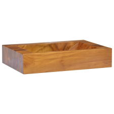 vidaXL tömör tikfa mosdókagyló 50 x 35 x10 cm szaniter