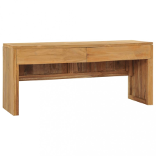 vidaXL Tömör tíkfa TV-szekrény 100 x 35 x 45 cm bútor