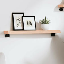vidaXL Tömör Tölgyfa Fali Polc - 60x10x4 cm bútor